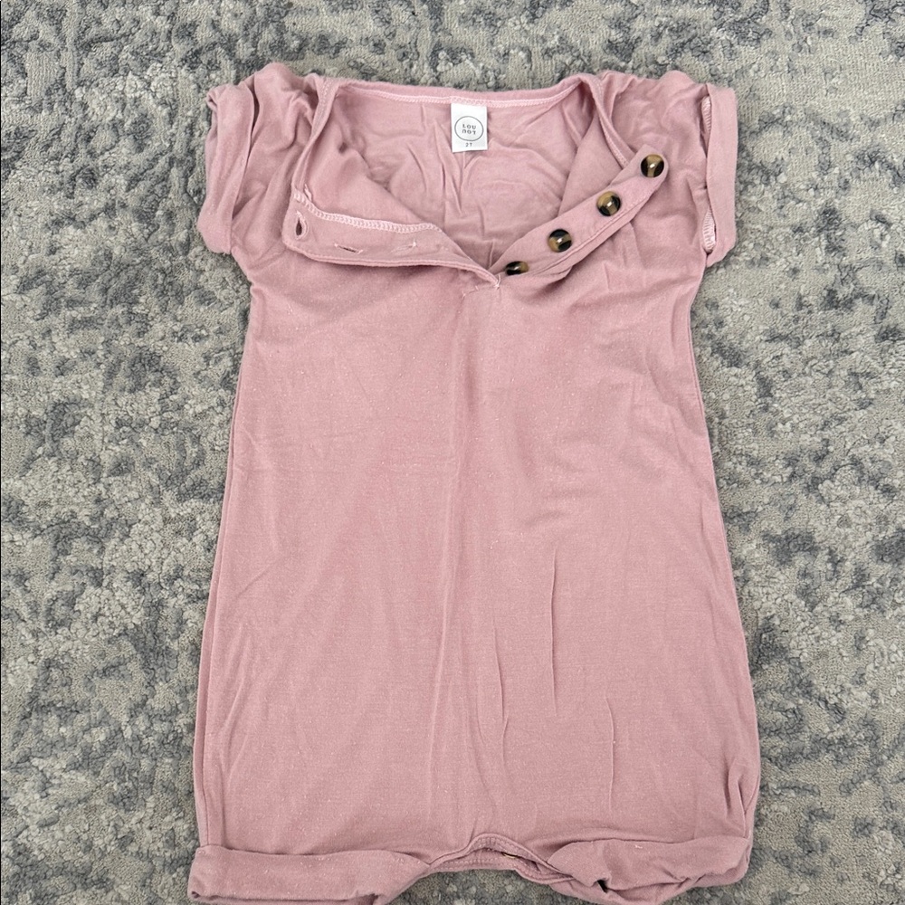 Loulou and Company Pink Kids Romper